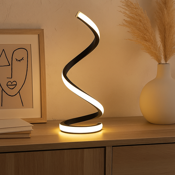 Modern Spiral LED Table Lamp