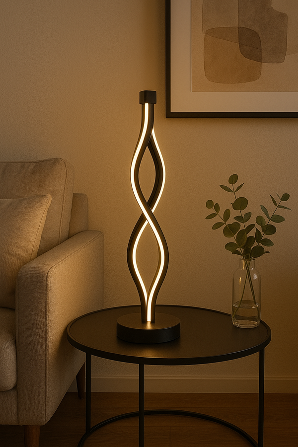 Minimalist Spiral LED Table Lamp