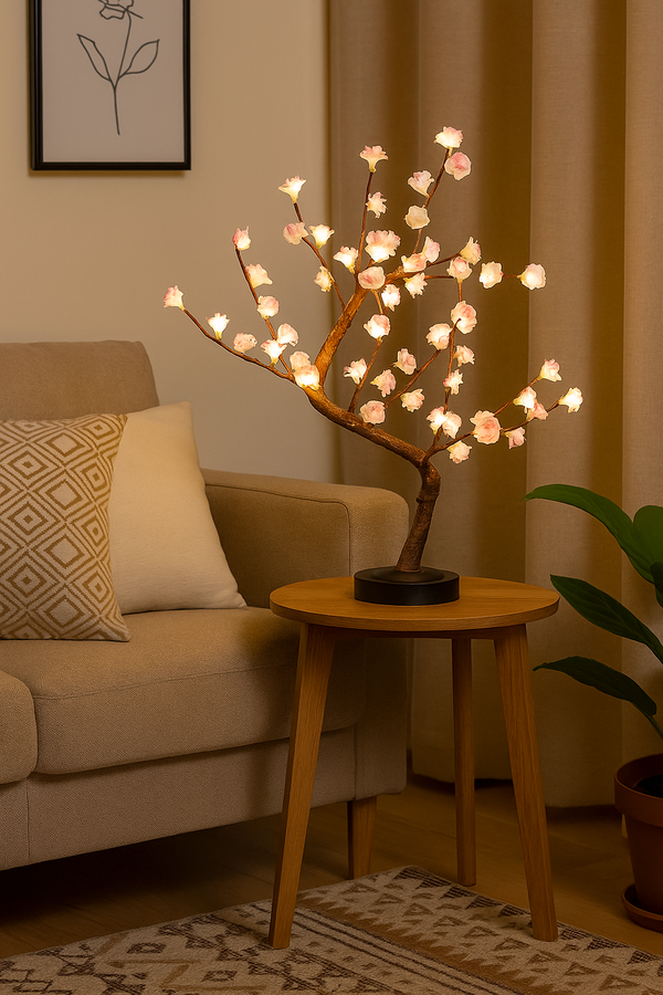 Cherry Blossom Tree Lamp – LED Decorative Light