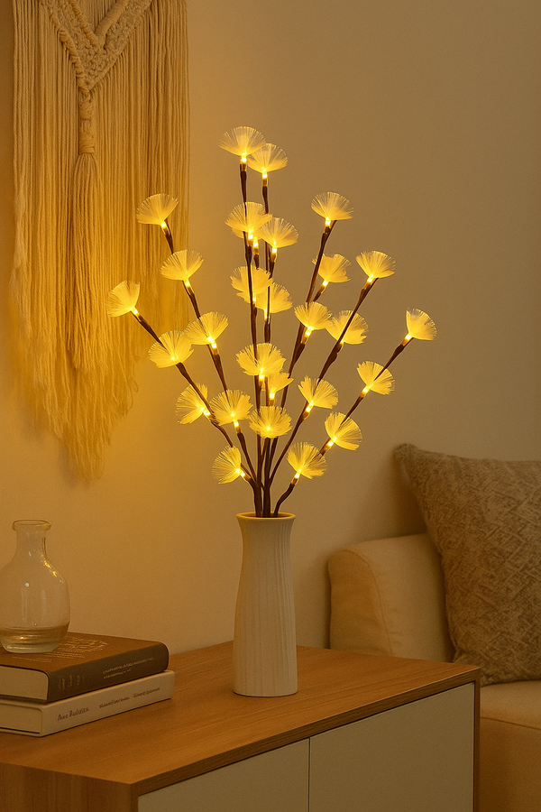 Dandelion Blossom Lamp – LED Fiber Optic Light