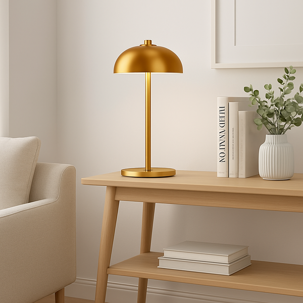 Dome Brass LED Table Lamp